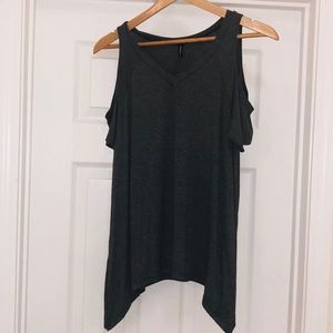 Rags and Couture Cold Shoulder Women’s Shirt